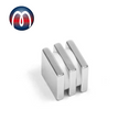 Neodym Quadermagnet 15 x 15 x 3 mm Magnet-Quader N45 Nickel - hält 3,4 kg