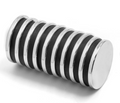 Scheibenmagnet Rundmagnet Ø 20 mm, Höhe 2 mm Neodym (NdFeB) N45 - hält 2,5 kg