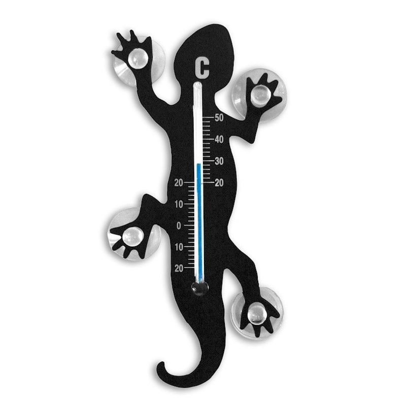 Thermometer Gecko/Lizard Salamander Gecko with sucker 13,7 x 6,3 cm
