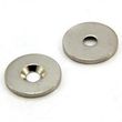 Metallscheiben aus DC01 mit Bohrung verzinkt Ø 16mm x 2mm Gegenstück für Magnete