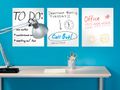Whiteboardfolie Eisenfolie beschreibbar - selbstklebend - weiß 0,6mm x 1m x 15m