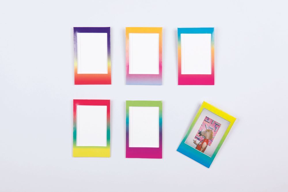Cornici Magnetiche Doiy Polaprint - Motivo Cosmic, 6 Pezzi, Per Foto Polaroid, Scrivibili E Decorabili