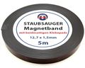 Magnetband Magnetstreifen selbstklebend für Saugroboter mit 3M-Klebepads - 12,7cm x 1,5cm x 5m 
