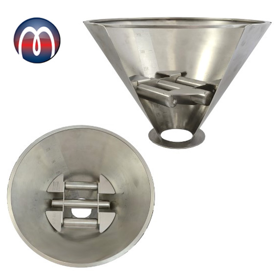 Magnetic grate for funnel 230 mm x 230 mm x 80 mm, Ferrite magnets
