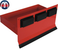 Magnet-Ablagen-Set, 3er-Set, Magnetschalen, Breite 210/240/310 mm