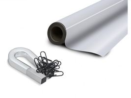 Eisenfolie Ferrofolie unbeschichtet roh braun 0,4mm x 62cm x 1m Meterware