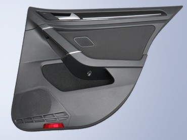 Türverkleidung hinten rechts Stoff schwarz Dekor VW Golf 7 5G MK7  