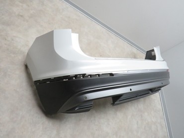 original Stoßstange hinten Stoßfänger oryxweiß L0K1 4xPDC VW 