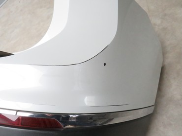 original Stoßstange hinten Stoßfänger oryxweiß L0K1 4xPDC VW 
