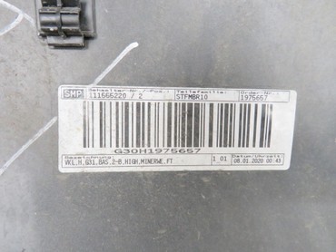 original Stoßstange hinten Basis 6x PDC Mineralweiß BMW 5er G31 2 