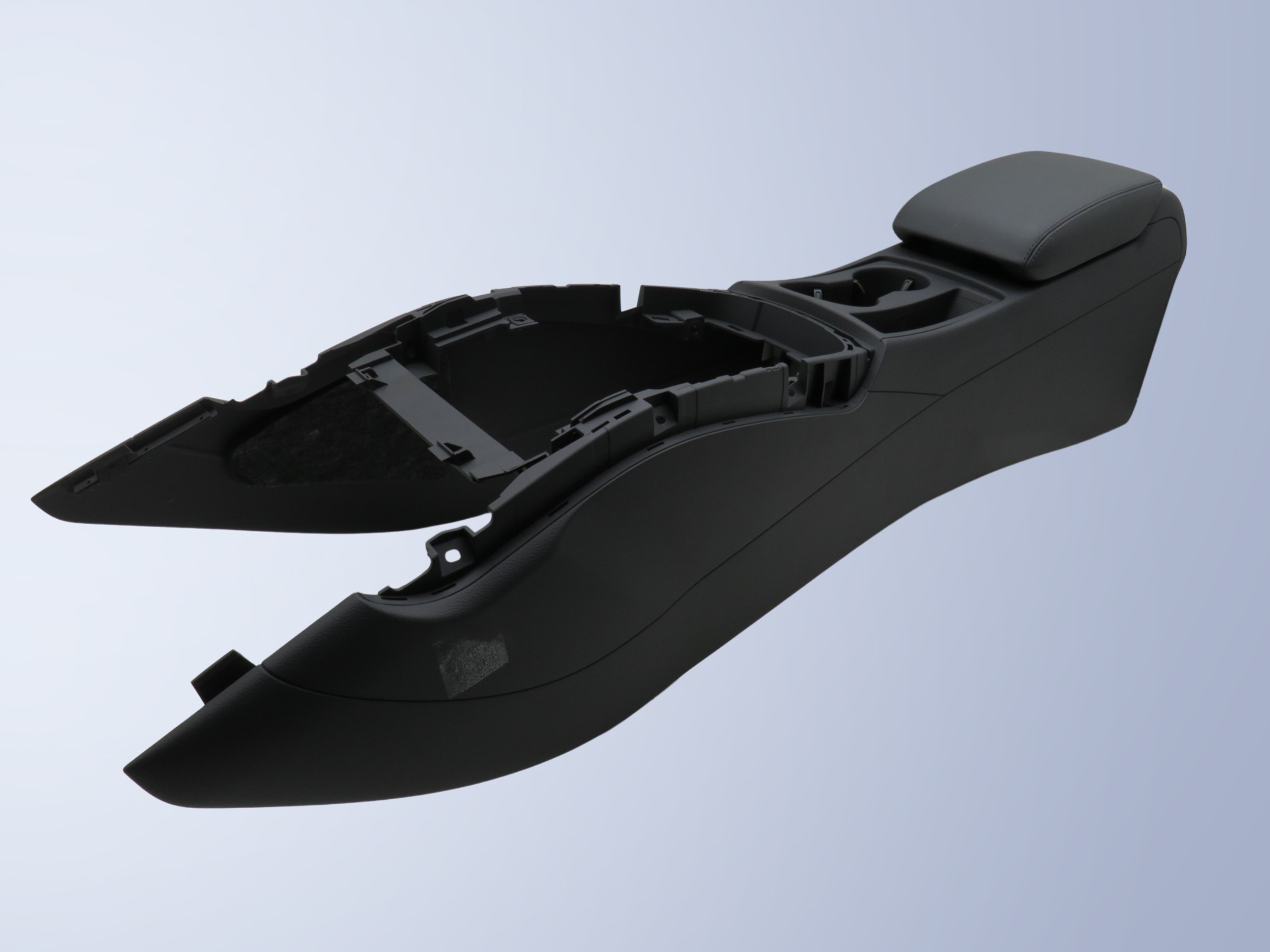 original Mittelkonsole Armlehne Leder schwarz Audi A5 Sportback 8T 