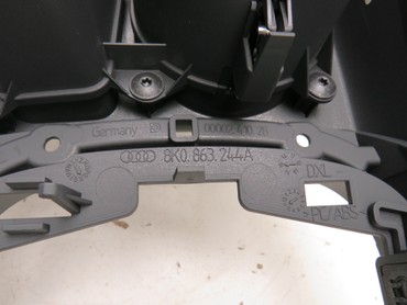 original Mittelkonsole Armlehne Leder schwarz Audi A5 Sportback 8T 