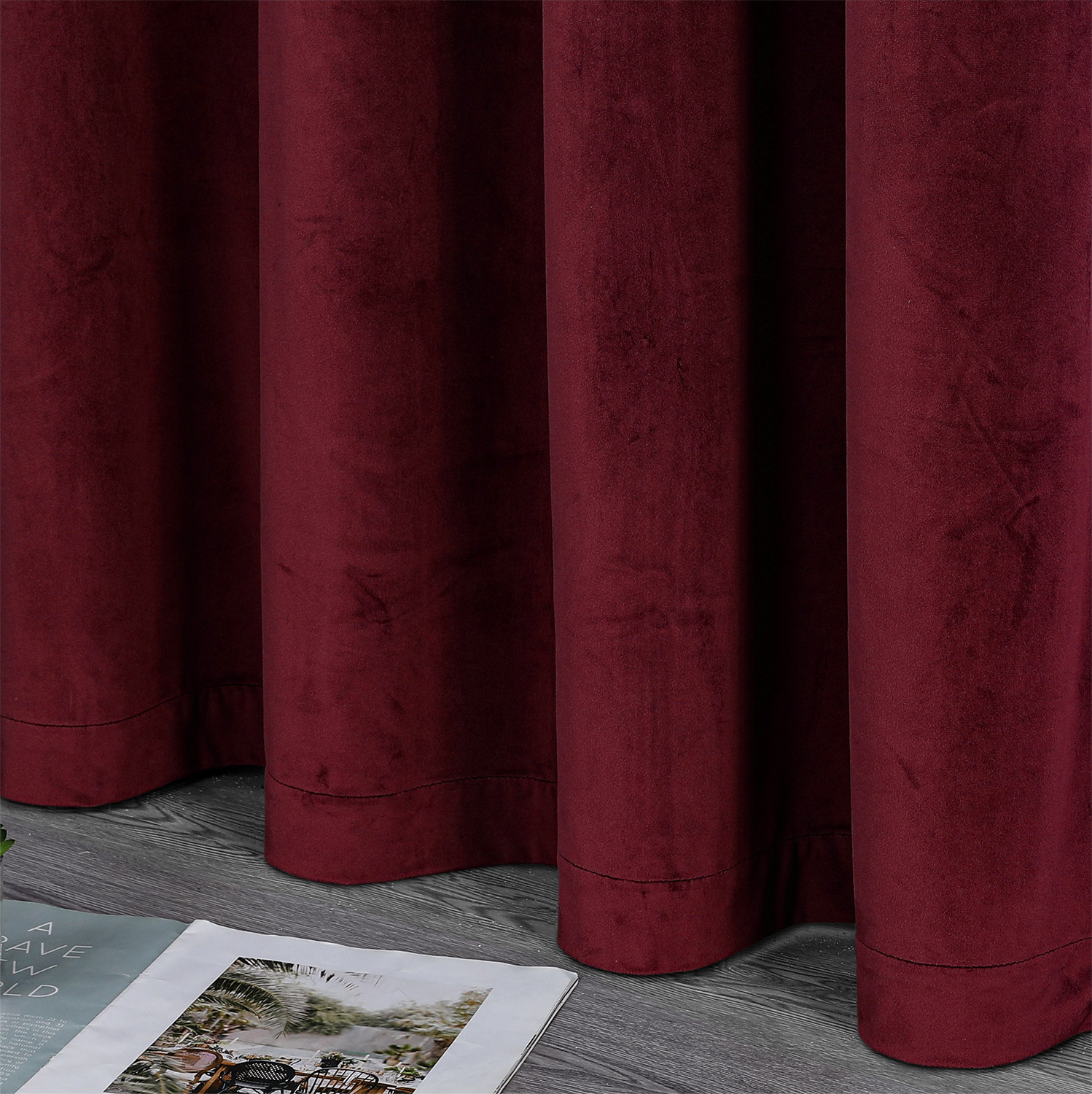 Samt Vorhang Ösen Gardine Velvet stark abdunkelnd und blickdicht, Größe und  Farbe wählbar | Beautex - Home for living