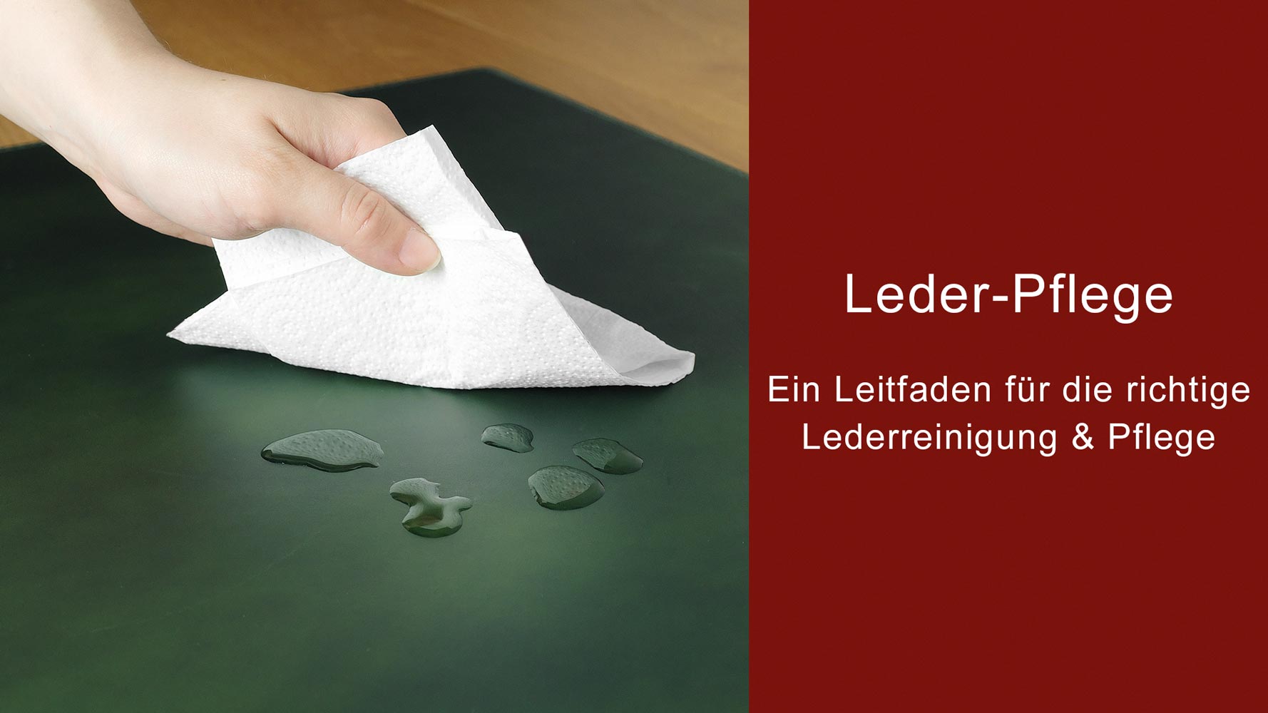 Wie kann man Leder pflegen?