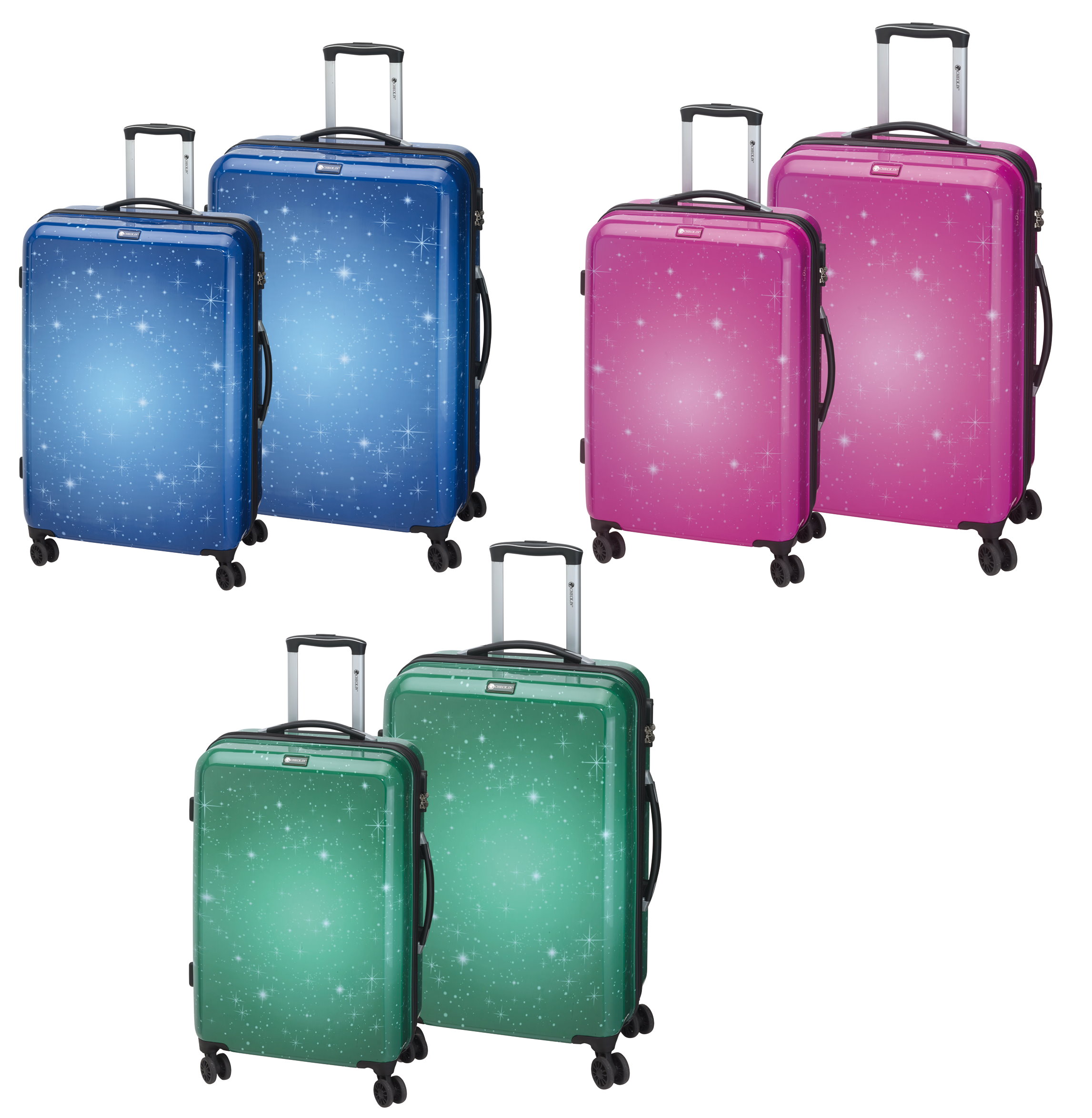 CHECK.IN 2tlg. Trolley Set L XL Reisekoffer Kofferset Koffer ABS Polycarbonat eBay