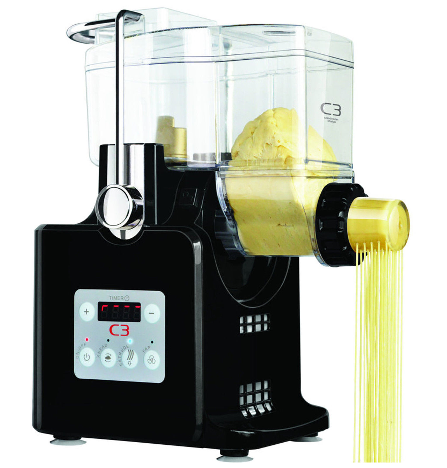 C3 Basta Pasta Nudelmaschine vollautomatisch Maschine Pastamaker Nudeln