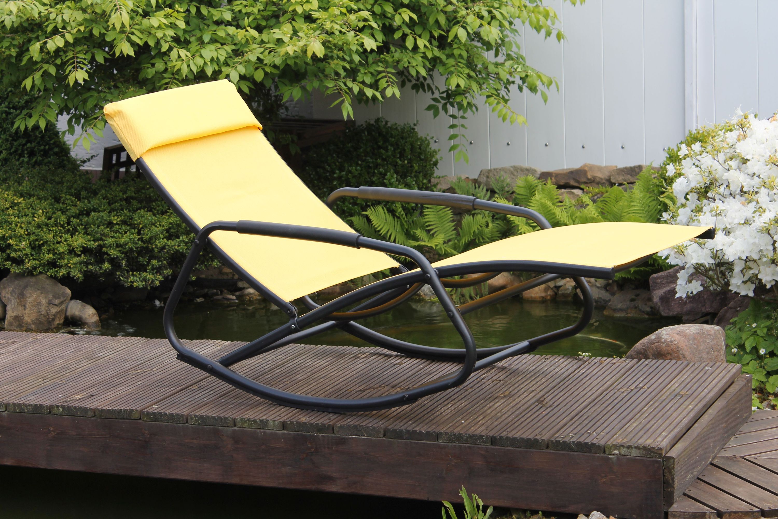 Leco Schaukelsessel Schaukelliege Sonnenliege Garten Liege Sessel Schaukelstuhl Dynamic 24 De
