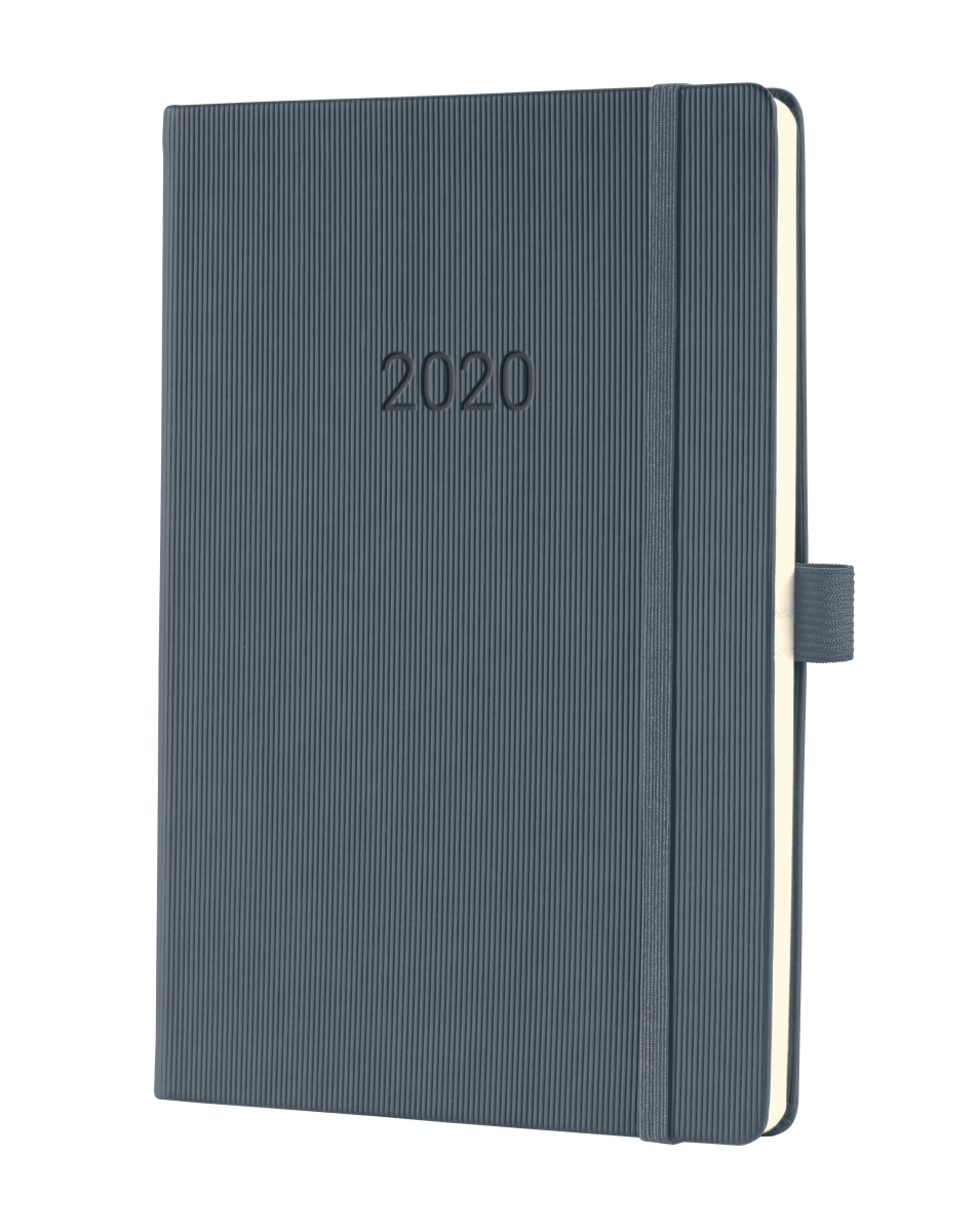 Sigel Wochenkalender 2020 Conceptum C2066 Hardcover A5 Notiz Kalender dunkelgrau