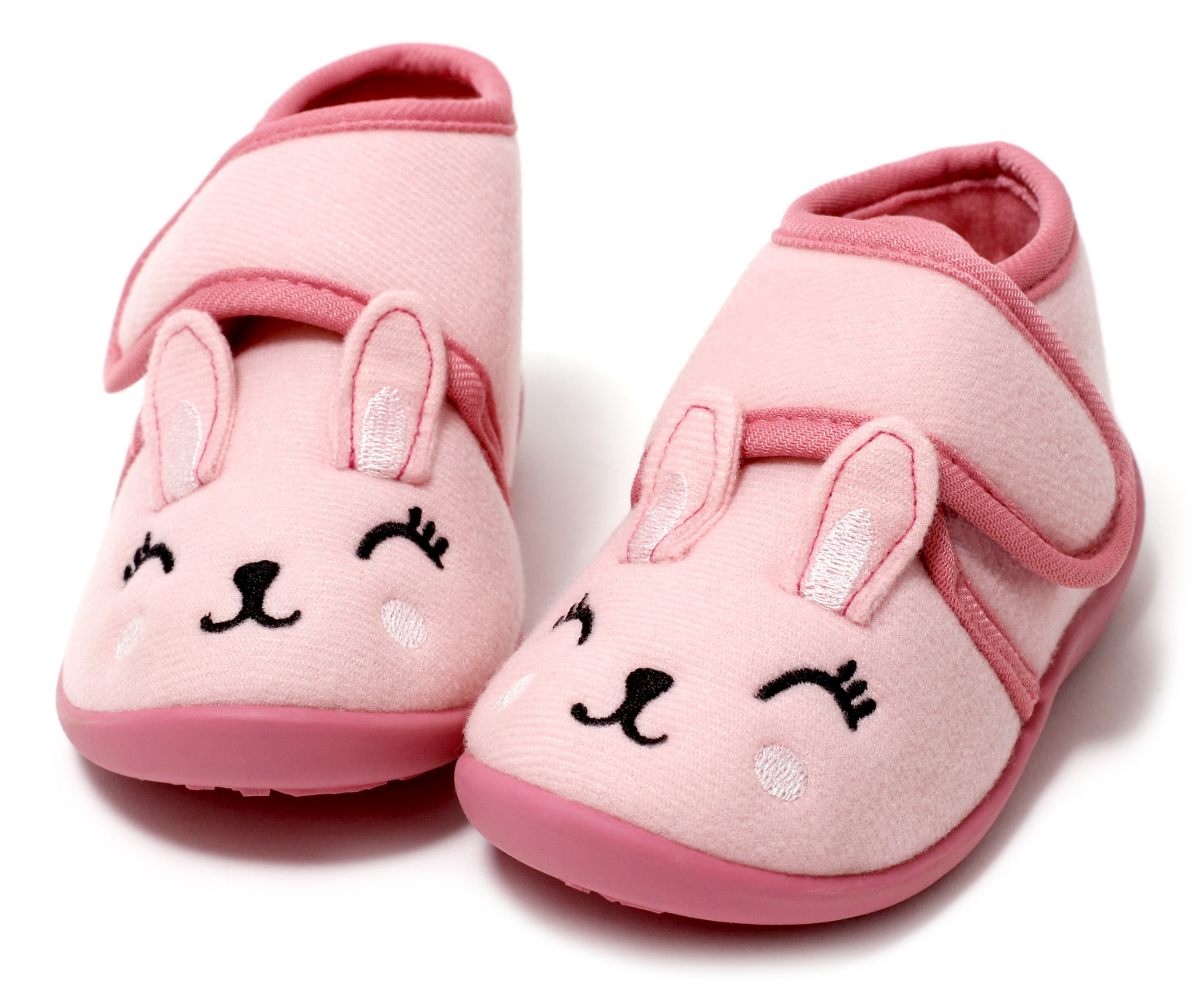 Kinder Mädchen Hausschuhe Fun Gr. 22 25 Slipper Kaninchen Klettverschluss rosa Kinder Mädchen Hausschuhe Fun Gr. 22 25 Slipper Kaninchen Klettverschluss rosa
