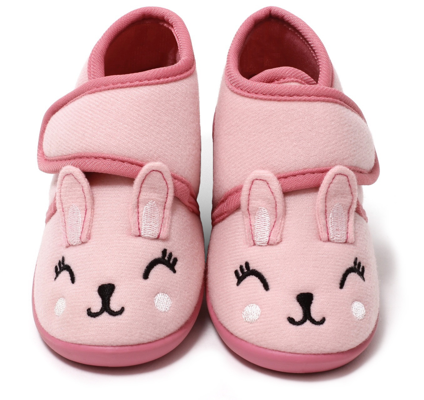 Kinder Mädchen Hausschuhe Fun Gr. 22 25 Slipper Kaninchen Klettverschluss rosa Kinder Mädchen Hausschuhe Fun Gr. 22 25 Slipper Kaninchen Klettverschluss rosa