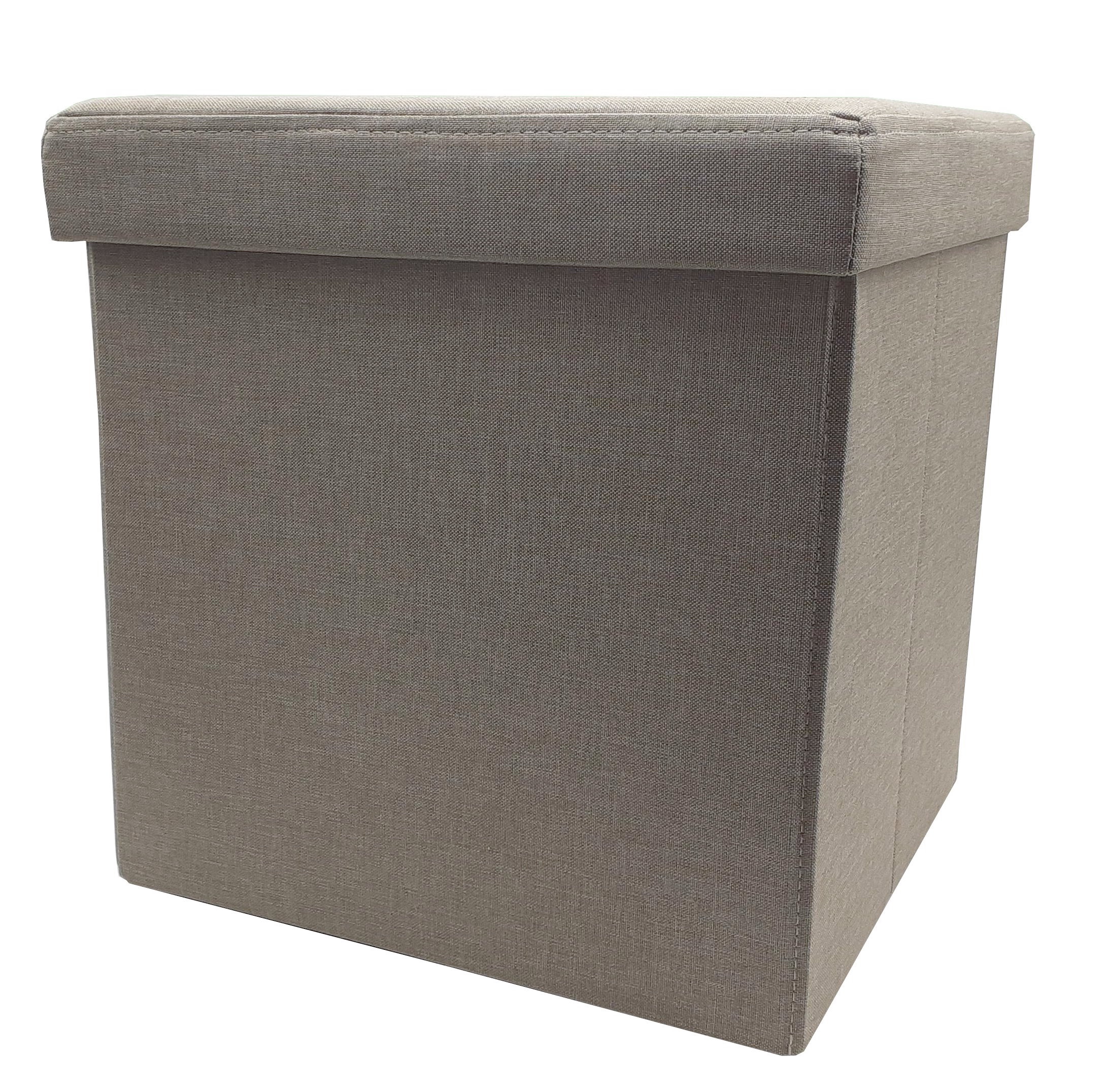 Faltbarer Sitzhocker Aufbewahrungsbox Sitzwürfel Hocker Faltbar Möbel