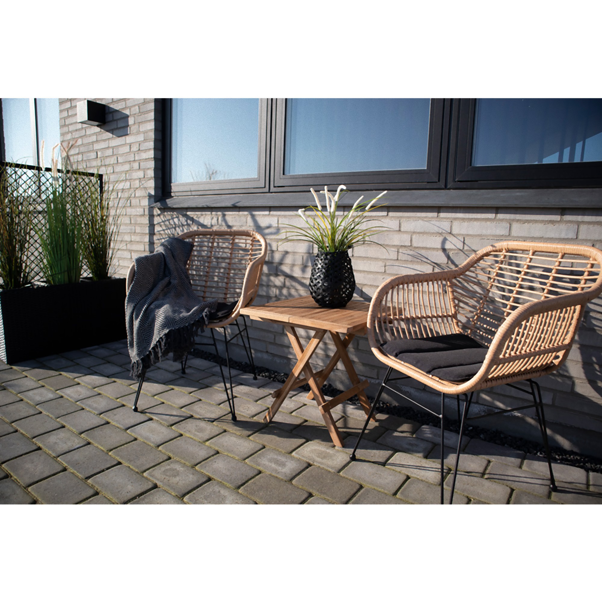 Bine Teak Gartentisch 50cm Teakholz massiv Tisch Garten ...