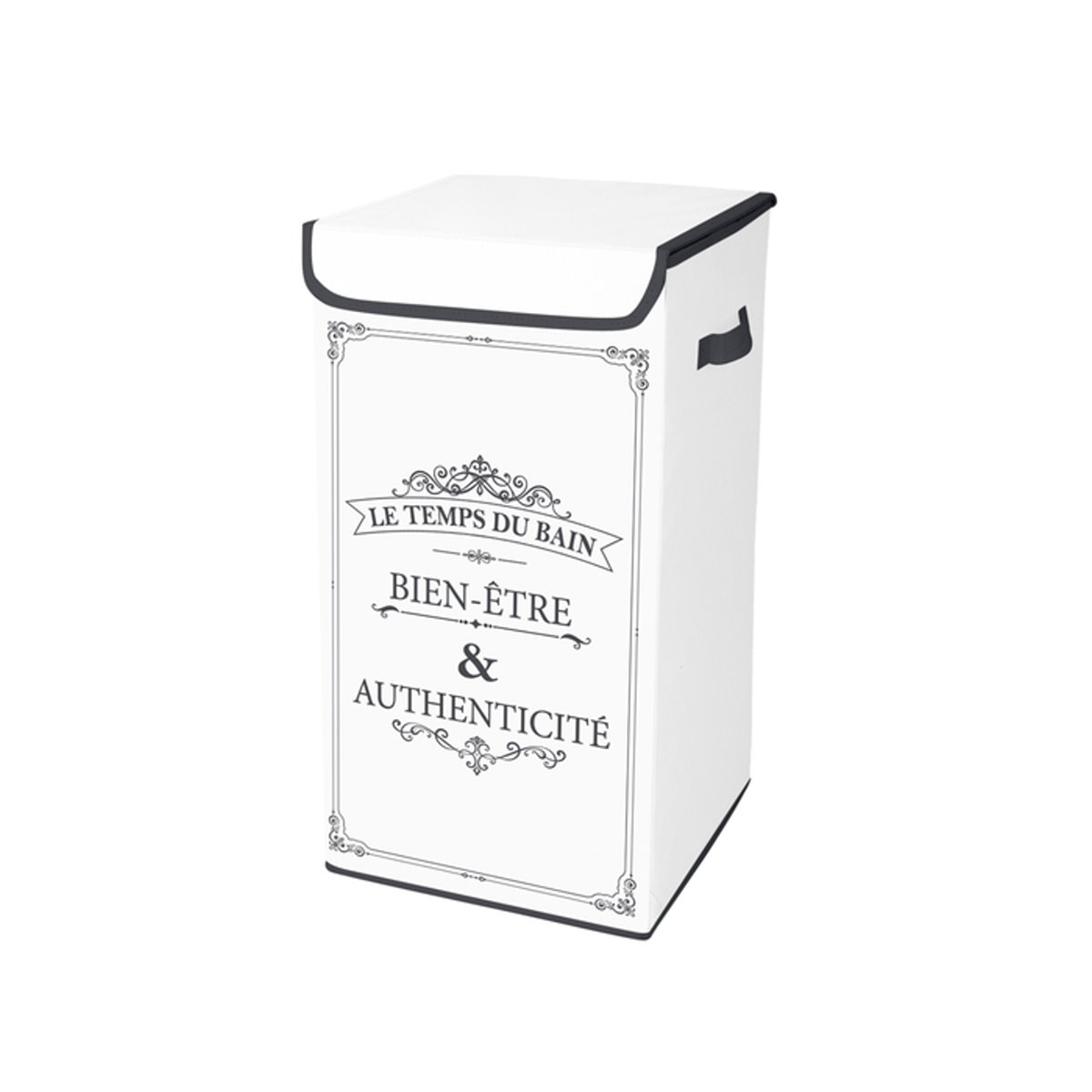 Wäschesammler Wäschekorb 54L Laundry Vintage Wäschesack Aufbewahrung