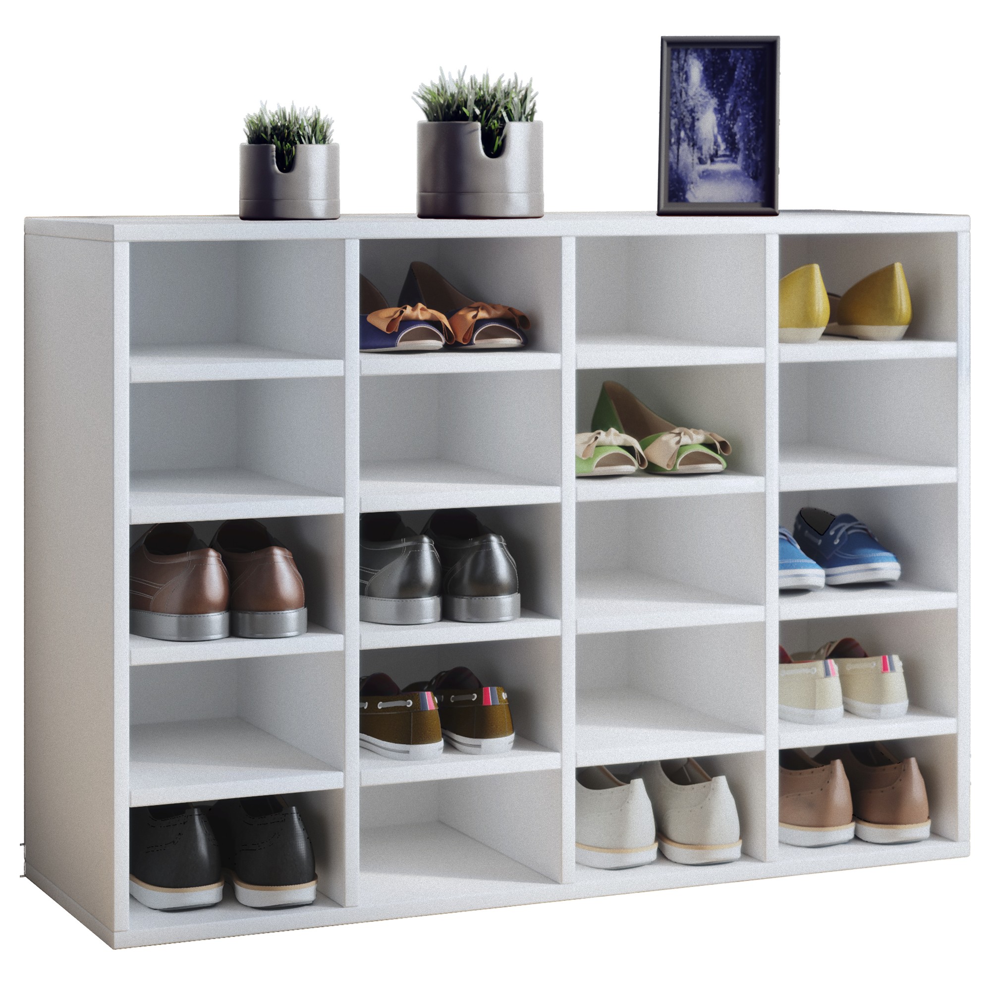 Schuhschrank Stauraum Kommode Sideboard Schrank Flur Diele