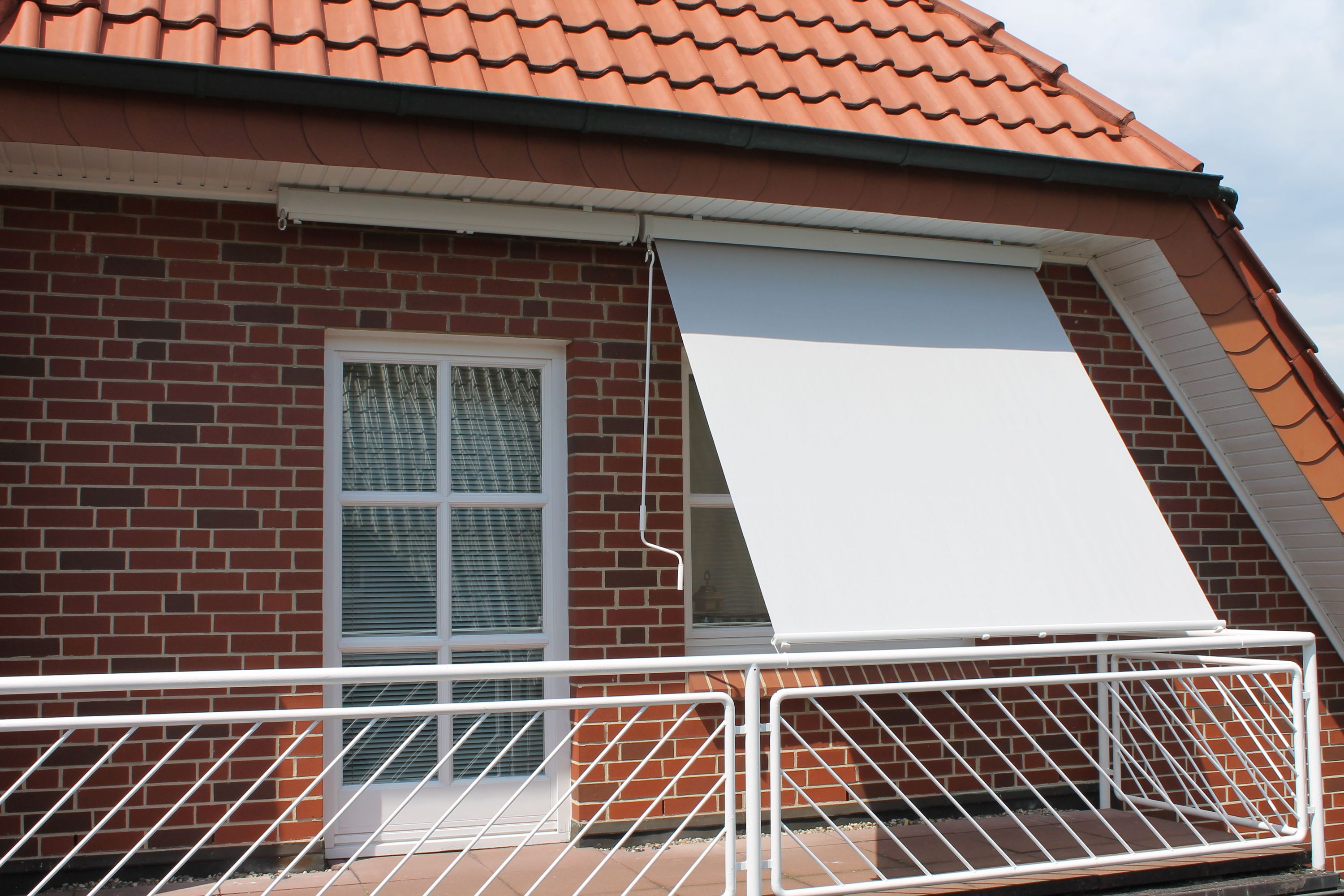 Leco Sonnenrollo 200x300 Balkon Terrasse Markise Sonnenschutz Rollo