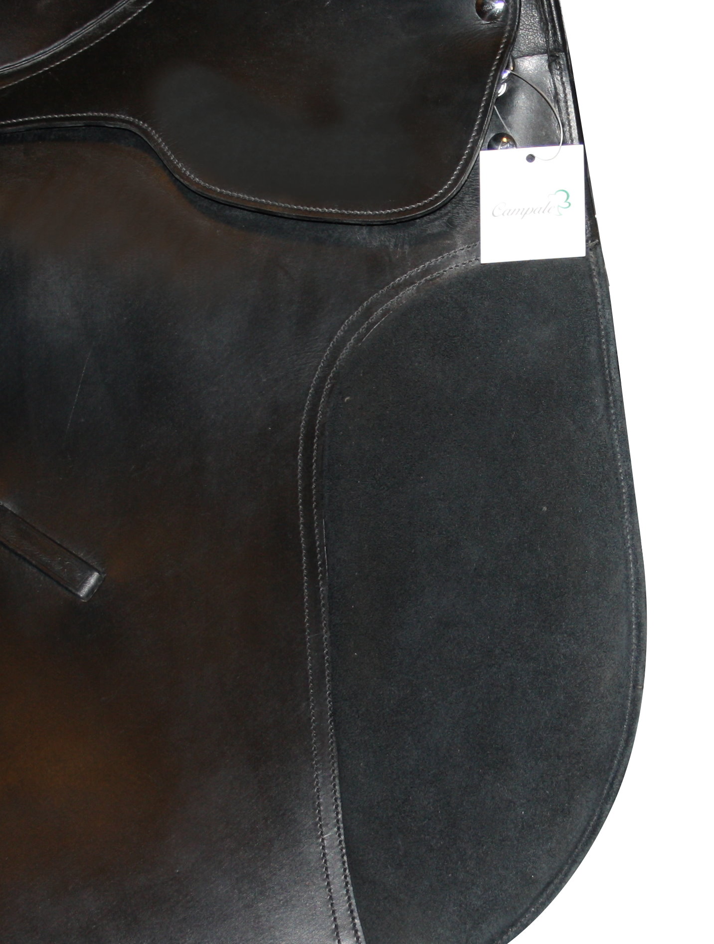 Echt Leder Dressur Sattel 17 Zoll Pferdesattel Pferd Reitsattel schwarz ...