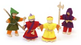 Bending Dolls King Set 4pcs.