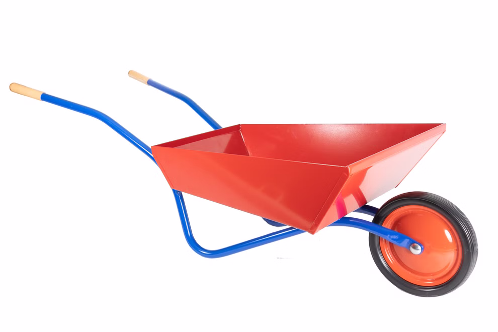 Metal wheelbarrow Metal wheelbarrow