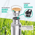 Trinkflasche aus Edelstahl, 500 ml