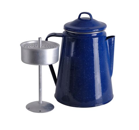 Enamel jug blue