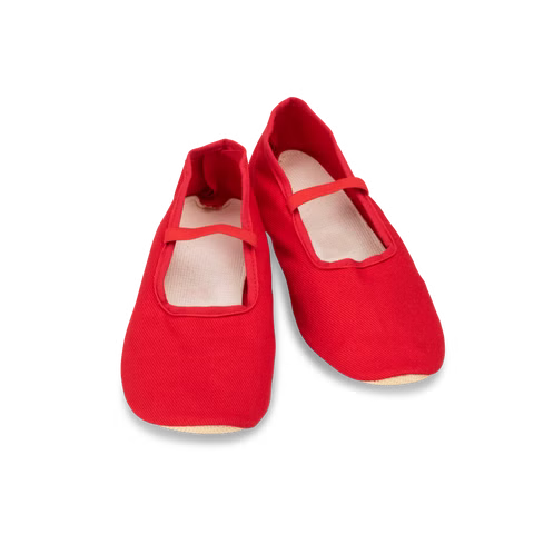 Euritmie schoenen standaard, rood