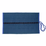 Gevuld oprolbaar potloodetui blauw, 16st.