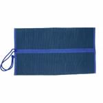 Gevuld oprolbaar potloodetui blauw, 16st.