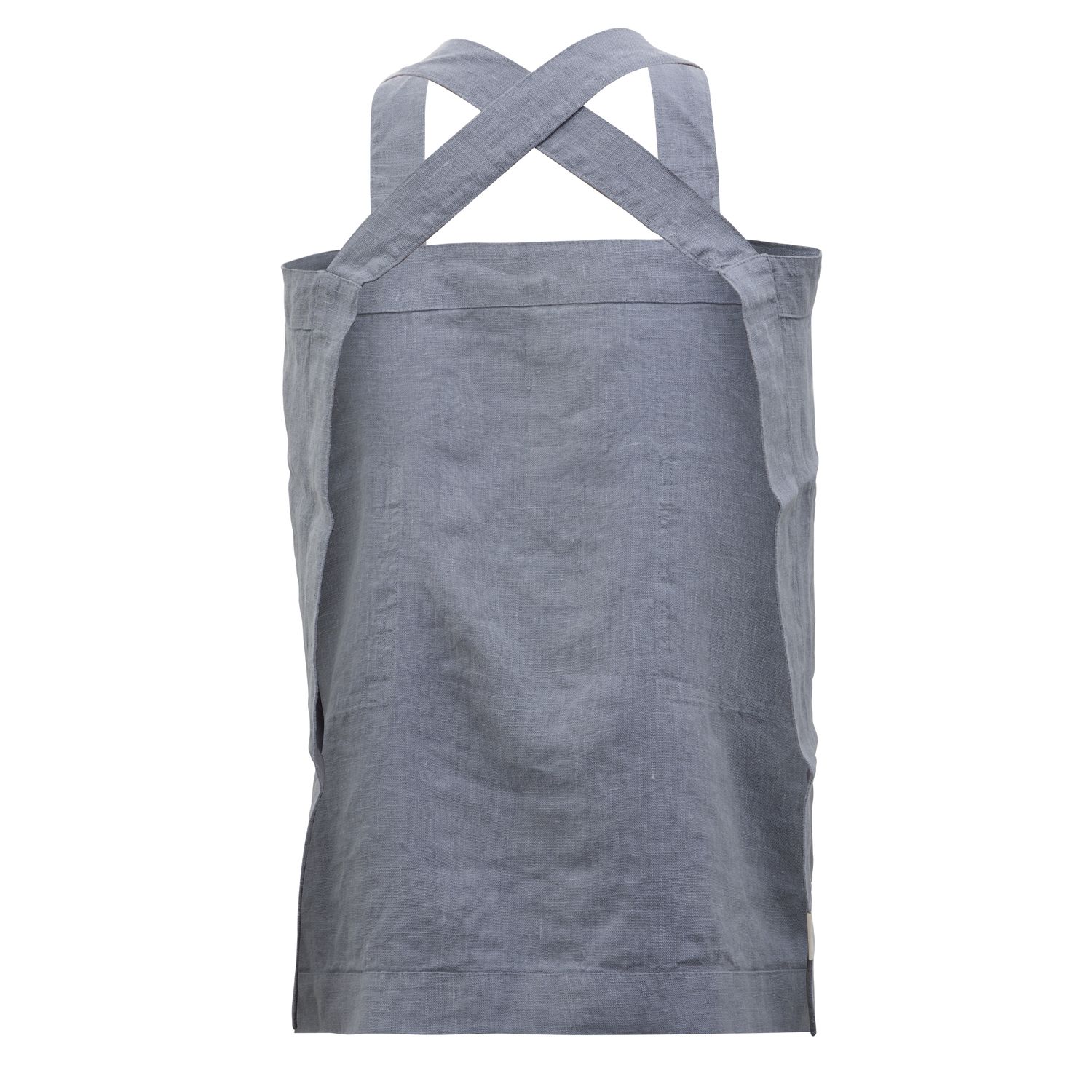 Children's apron with straps blue