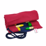 12er Rollmäppchen - kirsche/blaubeere aus Bio-Baumwolle waldorfkind I Waldorfshop