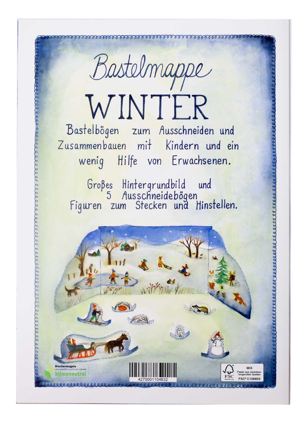 Winter knutselmap