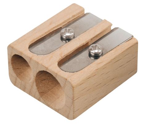 Pro Natura sharpener, double made of wood