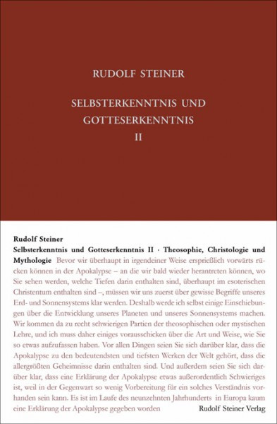 GA90b Selbsterkenntnis und Gotteserkenntnis II