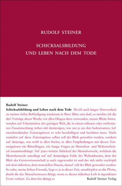 GA 157a Schicksalsbildung und Leben nach dem Tode