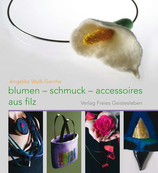 Blumen-schmuck-accessoires aus filz