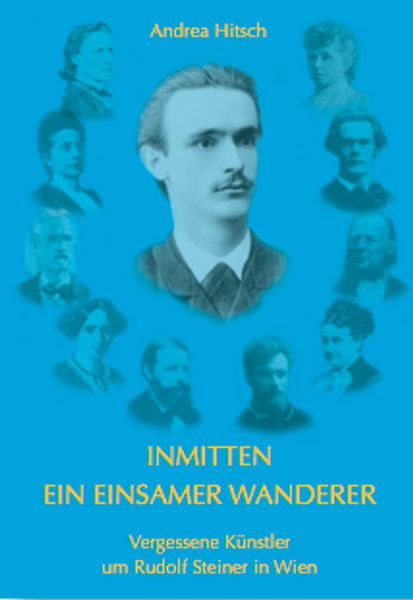 Inmitten ein einsamer Wanderer