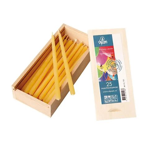 Bougies en cire d&#039;abeille pour gâteaux et tartes