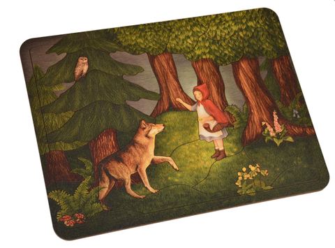 Puzzle en bois "Le petit chaperon rouge