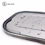 Edelstahlbrotdose „Der Wal"