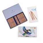 Coloured pencils triangular, 24 + 1