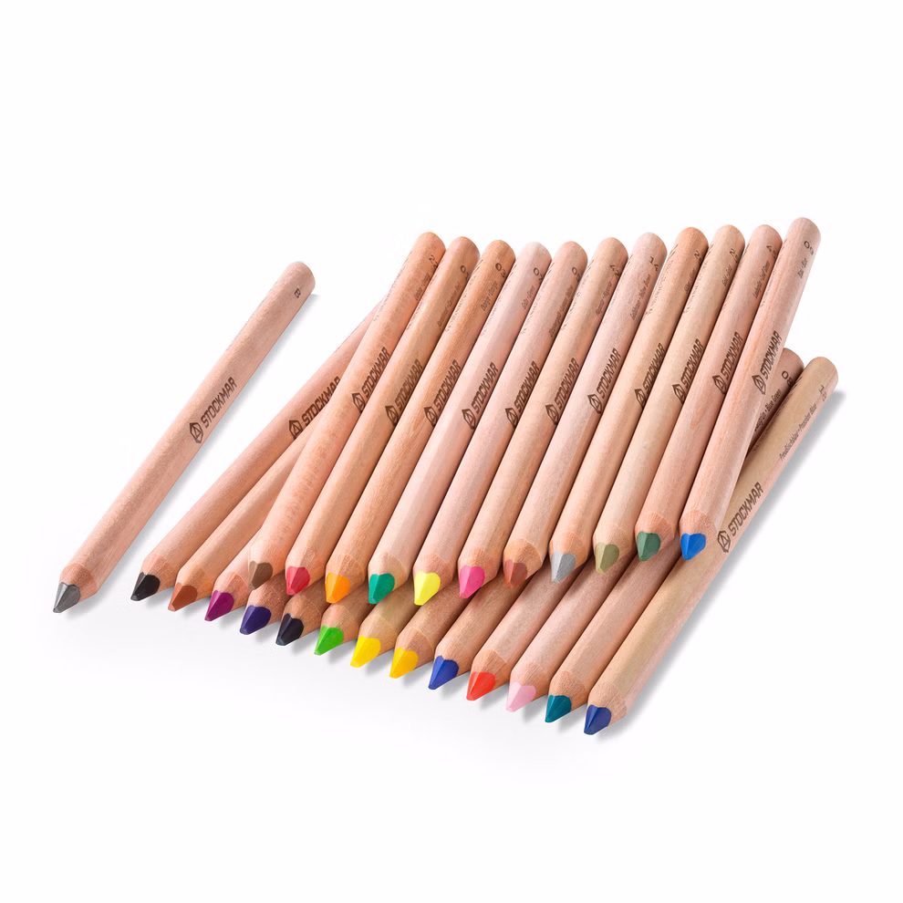 Coloured pencils triangular, 24 + 1